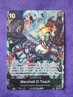 OP09-093 Marshall.D.Teach (2nd Anniversary Alt) ONE PIECE Card TCG NM English - Image 1