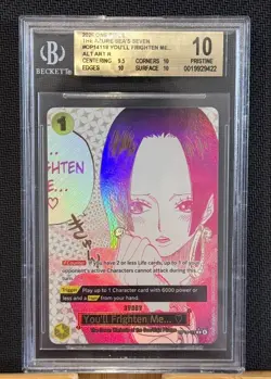 2026 One Piece 'You'll Frighten Me..." OP14-118 Boa Hancock Alt Event BGS 10 - Image 1