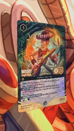 Disney Lorcana: Woody - Jungle Guide (Set Champ Promo) (Foil) Promo 54/p3 - Image 4