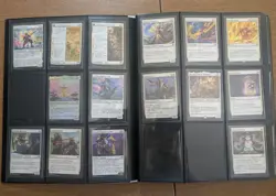 MTG Kamigawa Neon Dynasty Binder Collection - 100+ Sleeved Cards w/ Etched - Image 4