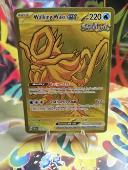 Walking Wake ex 178/131 Gold Hyper Rare Prismatic Evolutions Pokemon Card TCG - Image 1