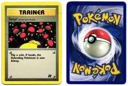 SLEEP! 79/82 - LP - TEAM ROCKET ENGLISH 2000 POKEMON CARD - Image 1