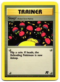 SLEEP! 79/82 - LP - TEAM ROCKET ENGLISH 2000 POKEMON CARD - Image 2