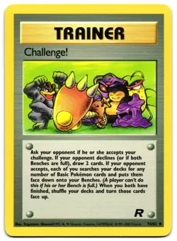 CHALLENGE! 74/82 - NM - TEAM ROCKET ENGLISH 2000 POKEMON CARD - Image 2