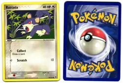 RATTATA 77/112 - LP - EX FIRERED & LEAFGREEN ENGLISH 2004 POKEMON CARD - Image 1