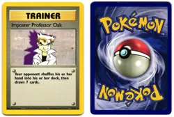 IMPOSTOR PROFESSOR OAK 73/102 - LP - BASE SET ENGLISH 1999 POKEMON CARD - Image 1
