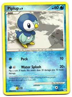 PIPLUP 93/130 - HP - DIAMOND AND PEARL 2008 ENGLISH 2008 POKEMON CARD - Image 2
