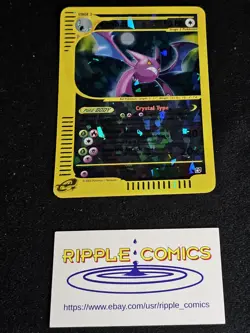 Pokemon Crystal Crobat 10/12 Box Topper Jumbo Card Skyridge - Image 2