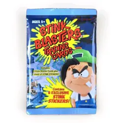 1 x MEG Stink Blasters Trading Card & Sticker Pack (8 Cards) Brand New Sealed - Image 1