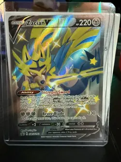 Zacian V 2019 Pokemon Sword & Shield Crown Zenith Premium Promo #SWSH292 - Image 1