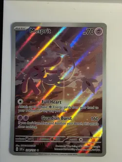 Mesprit 204/191 Illustration Rare Surging Sparks Pokemon Holo Near Mint - Image 1