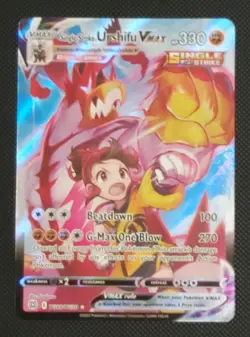 Pokemon TCG Urshifu VMAX Single Strike TG19/TG30 Brilliant Stars Ultra Rare - Image 1
