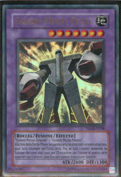 GOLEM MULTI PEZZI • (Multiple Piece Golem) • Ultra R • TDGS IT038 • Unl • Yugioh - Image 1