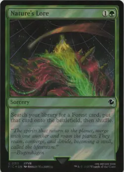 Nature's Lore (Surge Foil) - FOIL - C Commander: FINAL FANTASY 311 - MTG - Image 1