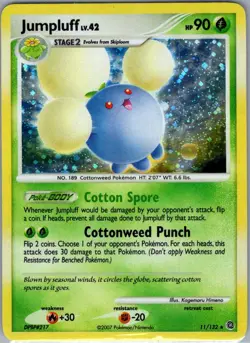 Jumpluff 11/132 Holo Secret Wonders - Pokemon Card - LP - Image 1