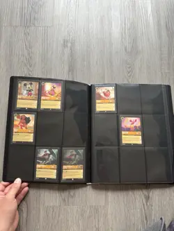 Disney Lorcana First Chapter Bundle - 2x Collector Binders Full of Cards & Rares - Image 3