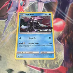 Tapu Fini ~ SM203 ~ Holo Stamped ~ UNIFIED MINDS ~ NEAR MINT ~ Pokemon Card - Image 1
