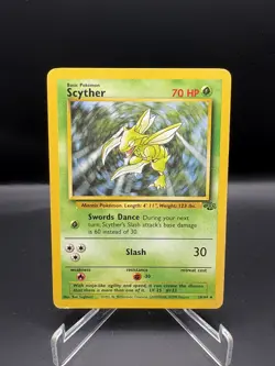 Scyther 26/64 Rare Jungle Pokemon Card LP - Image 1