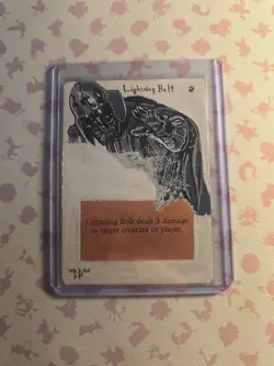 Magic The Gathering - Lightning Bolt - Alter "Darth Vader" ⚡ - Image 1
