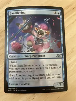 MTG Baaallerina Unfinity FOIL #035/244 Uncommon UNF NM/M - Image 1