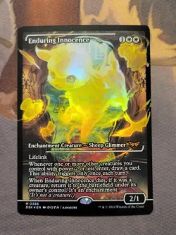 1x Enduring Innocence *FOIL* (Showcase) - Duskmourn Mythic MTG NM - Image 1
