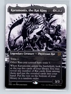 Phyrexia: All Will Be One #307 Karumonix, the Rat King (Showcase) - Image 1