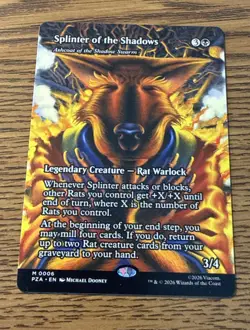 MTG Splinter of the Shadows - Ashcoat of the Shadow Swarm (Borderless) REGULAR - Image 1