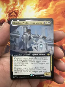 Kambal, Profiteering Mayor (Extended Art) Outlaws of Thunder Junction Regular - Image 1
