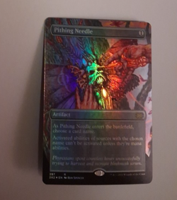 Pithing Needle Borderless FOIL NM/M MTG Double Masters 2022 Magic Gathering - Image 1