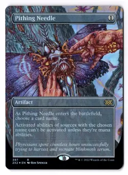 Pithing Needle LP* FOIL BORDERLESS Double Masters 397 mtg -UnltdCards - Image 1