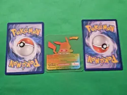 Surfing Flying Pikachu 110-111 & Lamincard Clear Plastic Pokemon Card Lot LP - Image 2