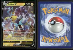 Raikou V 048/172 Holo V Rare Brilliant Stars NM/M Pokemon - Image 3
