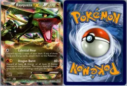 Rayquaza EX 85/124 Dragons Exalted Pokemon TCG Holo EX Rare NM - Image 3