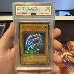 Yugioh Blue-Eyes White Dragon SDK-001 PSA 2 - HOLO BLEED 🩸 - Image 1