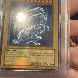 Yugioh Blue-Eyes White Dragon SDK-001 PSA 2 - HOLO BLEED 🩸 - Image 3