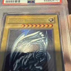 Yugioh Blue-Eyes White Dragon SDK-001 PSA 2 - HOLO BLEED 🩸 - Image 4