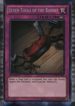 Seven Tools of the Bandit LCYW-EN089 Leg. Col Yu-Gi-Oh 1st Edition NM - Image 1