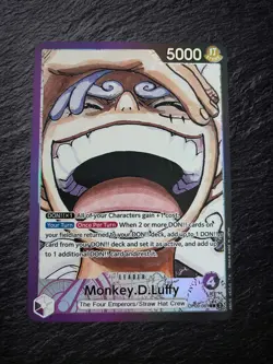 One Piece Monkey D. Luffy Leader OP09-061 Alt Art/Parallel Rare Custom/Fan-Art - Image 1