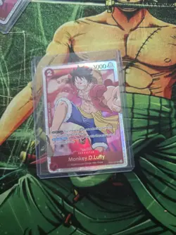 Monkey D Luffy OP01-024 SR One Piece TCG Romance Dawn Holo Foil NM - Image 4