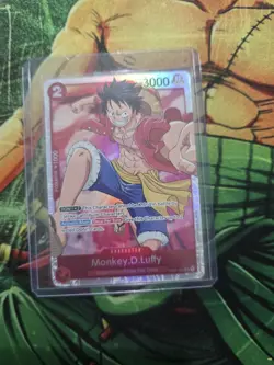 Monkey D Luffy OP01-024 SR One Piece TCG Romance Dawn Holo Foil NM - Image 5