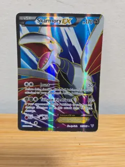 Pokemon TCG Skarmory-EX XY Holo Full Art Ultra Rare Card 145/146 - Image 1