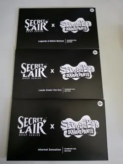 MTG SpongeBob SquarePants Bundle Foil Edition Full Set Secret Lair Sealed - Image 1
