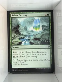 Sylvan Scrying 192 Uncommon Battle for Zendikar Magic: The Gathering Near Mint - Image 1