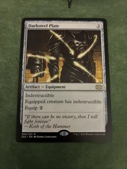 Darksteel Plate Double Masters 2022 MTG NM - Image 1