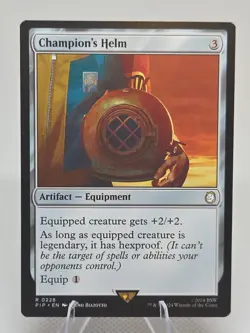Champion's Helm X1 PIP MTG Universes Beyond: Fallout - Image 1
