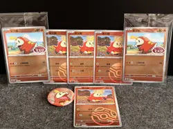 Pokemon Fuecoco 119/SV-P BUNDLE w/ Badge Sealed Promo Chinese Gem Pack Promo - Image 1