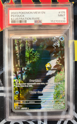 Psyduck Holo Illustration Rare! PSA 9! Scarlet & Violet 151 175/165 Pokemon - Image 1