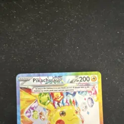 Pokemon Pikachu ex Sv08 Surging Sparks 238/191 SIR Holo Full Art - Image 3