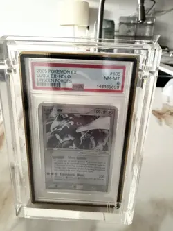 Lugia ex Pokemon Unseen Forces Holo #105 PSA 8 - Image 2