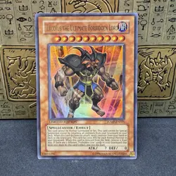 Yugioh Exodius the Ultimate Forbidden Lord JUMP-EN025 Ultra Rare Limited Ed NM - Image 1